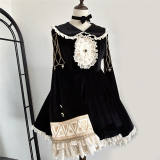 Lizbird Reincarnation of Time Doll Lolita Dress, Fake Collar, Hat and Bloomer