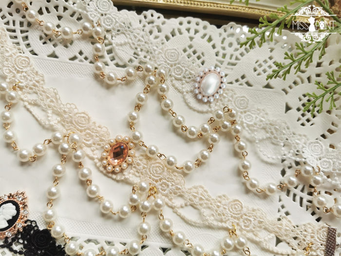Miss Point ~ Salley Garden Lolita Accessories Necklace/Brooch/Hat