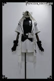 Princess Chronicles White Cat Techwear Coat, Top and Short Pants