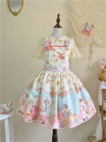 Cute Lamb and Duck Print Sweet Lolita Dress