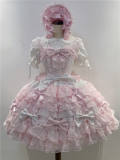 When Love Comes Doll HIme Lolita Dress, Blouse, Headdress and  Wristcuffs