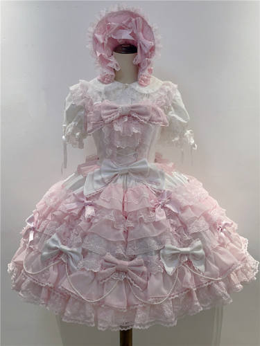 When Love Comes Doll HIme Lolita Dress, Blouse, Headdress and  Wristcuffs