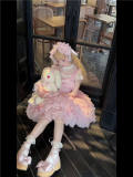 When Love Comes Doll HIme Lolita Dress, Blouse, Headdress and  Wristcuffs