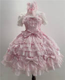 When Love Comes Doll HIme Lolita Dress, Blouse, Headdress and  Wristcuffs