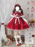 Tommy Bear Snow Moon Castle Lolita JSK, Cape and Blouse