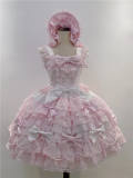 When Love Comes Doll HIme Lolita Dress, Blouse, Headdress and  Wristcuffs