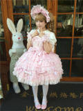 When Love Comes Doll HIme Lolita Dress, Blouse, Headdress and  Wristcuffs