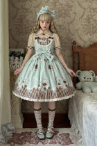 Dessert Sweet Lolita Jumper Dress and Headdress