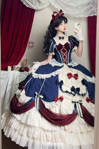 The Fairytale of Snow White Luxury Hime Lolita Dress and Accessories