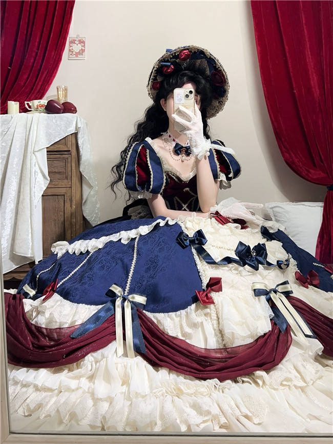 The Fairytale of Snow White Luxury Hime Lolita Dress and Accessories