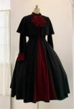 Cherry Tart the Prayer of Antia Gothic Nun Lolita Dress, Cape and Necktie