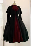 Cherry Tart the Prayer of Antia Gothic Nun Lolita Dress, Cape and Necktie