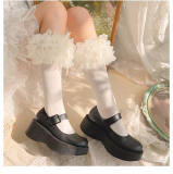 Cake Doll Yarn Trim Lolita Socks