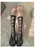 Hallow-out Lace Bowknots Lolita Socks