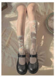 Hallow-out Lace Bowknots Lolita Socks