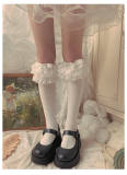 Multi-layer Lace Bowknots Cotton Lolita Socks