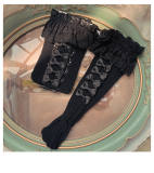 Lace Bowknots Girl Lolita Calf Socks