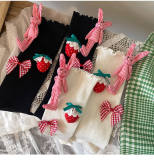 Strawberry Rabbits Christmas Lolita Socks