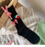 Strawberry Rabbits Christmas Lolita Socks