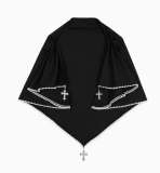 Holy Hearts Fake Two-piece Gothic Nun Lolita Dress and Cape