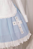 Cross Oath Peter Pan Collar Nurse Lolita Dress