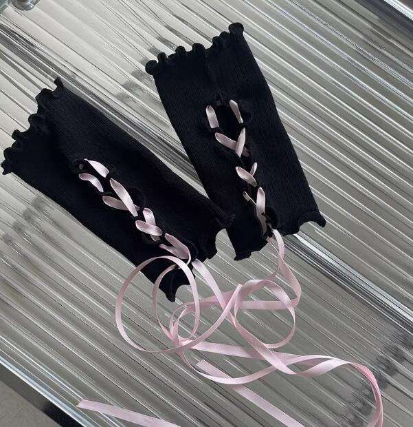 Ribbon Ruffles Lolita Wristcuffs
