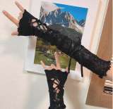 Lace Ribbons Girl Hand Cuffs