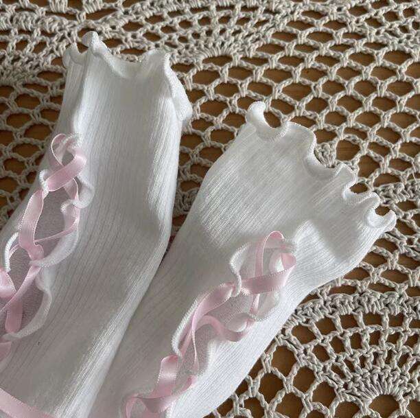 Lace Ribbons Girl Hand Cuffs