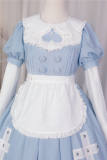 Cross Oath Peter Pan Collar Nurse Lolita Dress