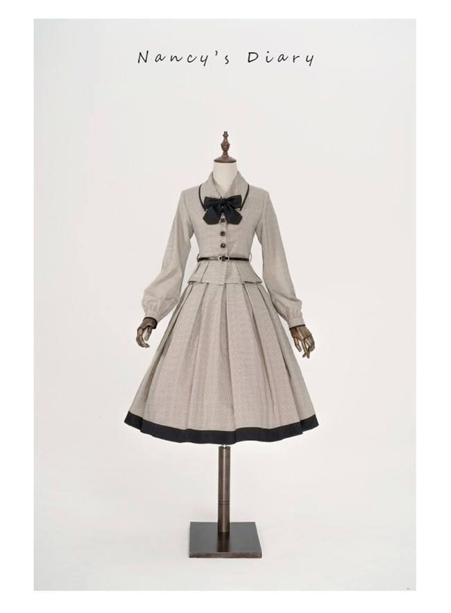 Button Bear Original Nancy's dairy Vintage Skirt, Coat and Hat