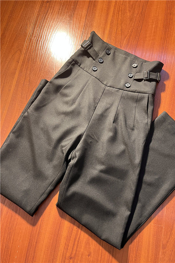 Black Suit Pants Ouji Long Pants