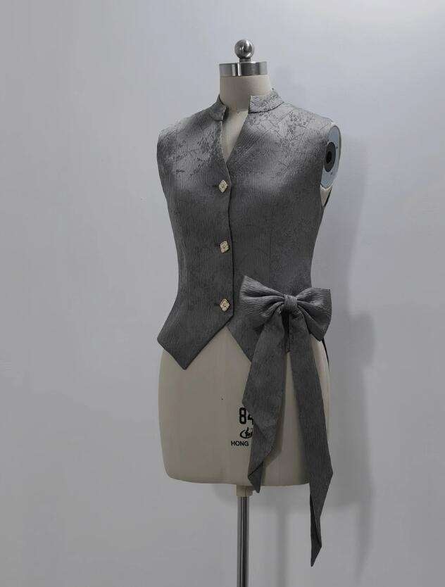 Princess Chronicles Gray Ouji Fashion Blouse, Vest, Pants and Coat