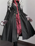 Paranoid Punishment Black Gothic Trench Coat