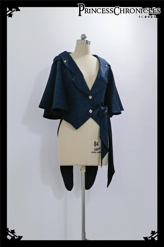 Princess Chronicles Royal Blue Vest, Pants and Coat Ouji Fashion