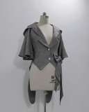 Princess Chronicles Gray Ouji Fashion Blouse, Vest, Pants and Coat