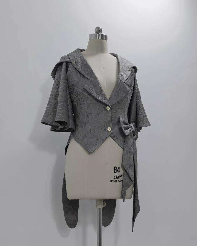 Princess Chronicles Gray Ouji Fashion Blouse, Vest, Pants and Coat