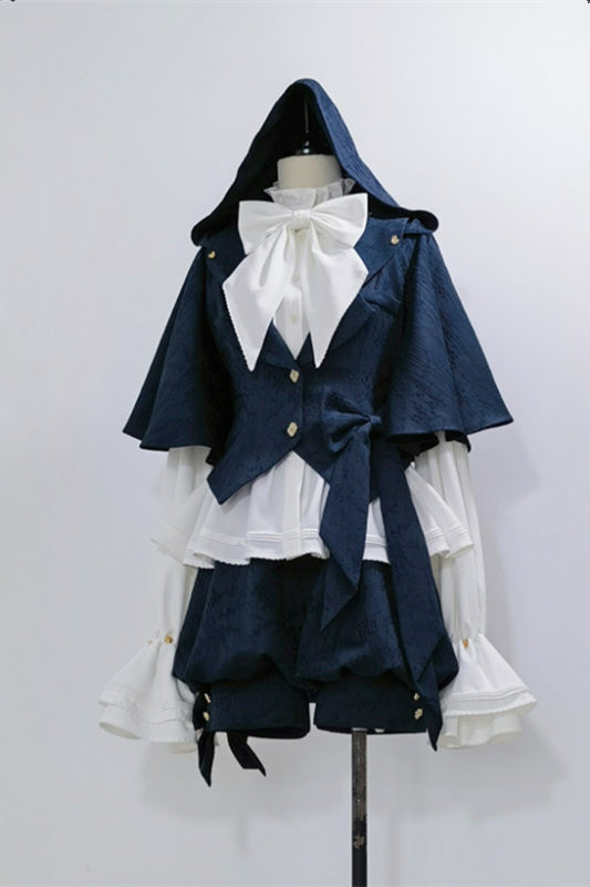 Princess Chronicles Royal Blue Vest, Pants and Coat Ouji Fashion
