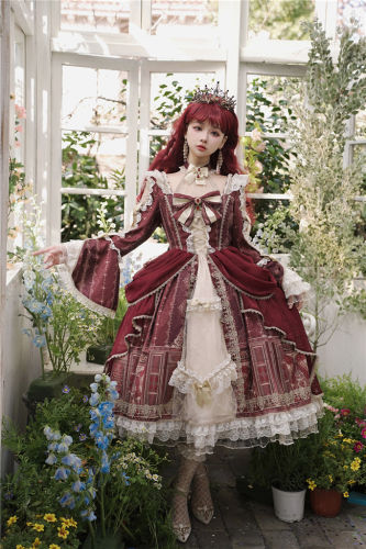 Baroque Palace Long Sleeves Classic Lolita Dress