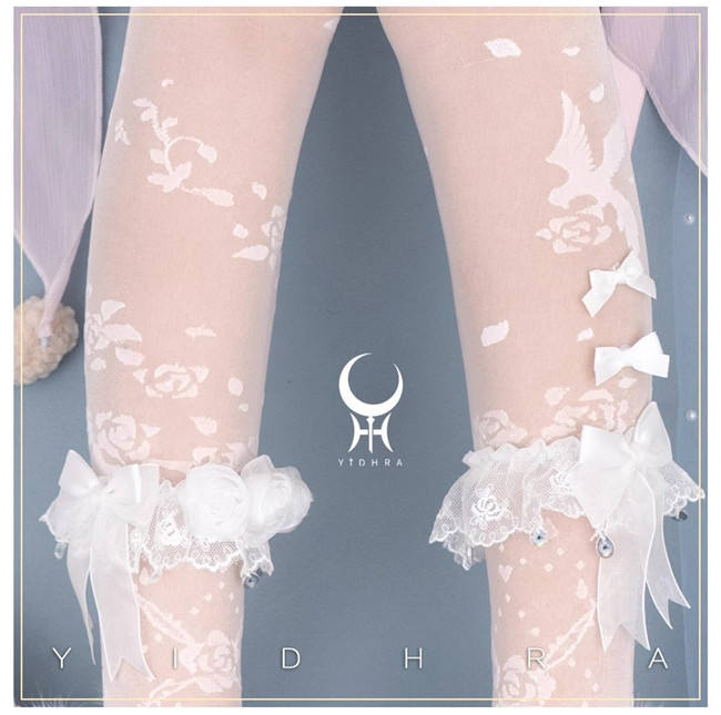 Yidhra The Nightingale and the Rose 20D Velvet Lolita Tights