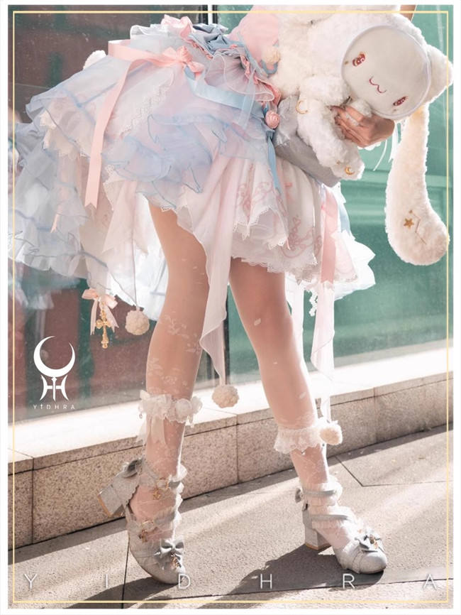 Yidhra The Nightingale and the Rose 20D Velvet Lolita Tights