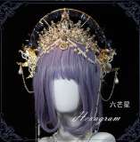 Hexagram Crystal Virgin Crown