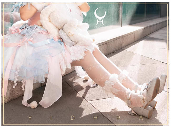 Yidhra The Nightingale and the Rose 20D Velvet Lolita Tights