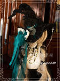 Hexagram Magic Girl Lolita Witch Hat