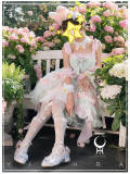 Yidhra Flower Butterfly 20D Velvet Lolita Tights