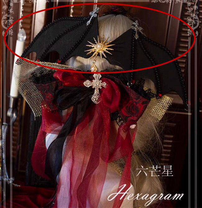 Hexagram Magic Girl Lolita Witch Hat