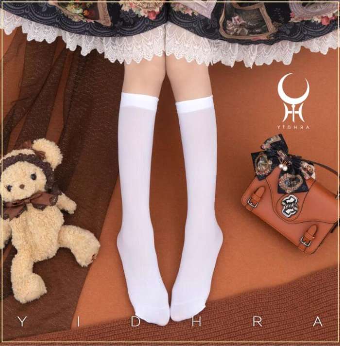 Yidhra Unicolor Velvet Summer Lolita Short Socks