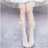 Yidhra Flower Butterfly 20D Velvet Lolita Tights