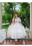 Champagne Rococo Vintage Elegant Lolita Dress Plus Size