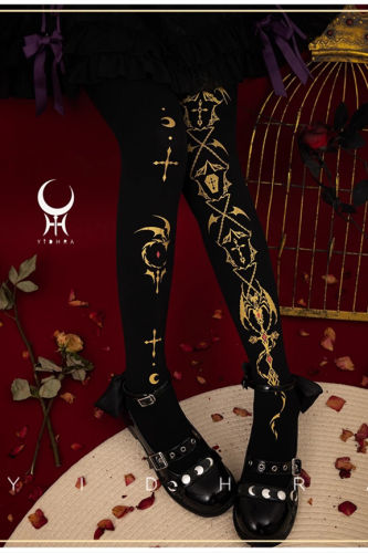 Yidhra the last Descendant of the Dragon Gothic Halloween Lolita Tights