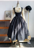Withpuji Night Traveler Black Lolita Dress, Coat, Blouse and Accessories